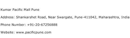 Kumar Pacific Mall Pune Address Contact Number