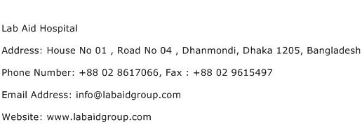 Lab Aid Hospital Address Contact Number
