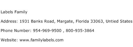 Labels Family Address Contact Number