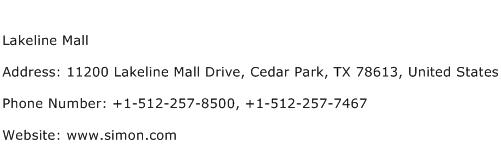 Lakeline Mall Address Contact Number