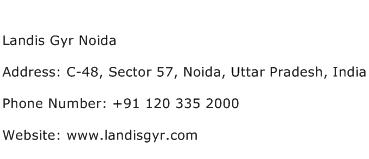 Landis Gyr Noida Address Contact Number
