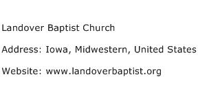 Landover Baptist Church Address Contact Number