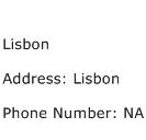 Lisbon Address Contact Number
