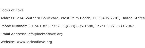 Locks of Love Address Contact Number