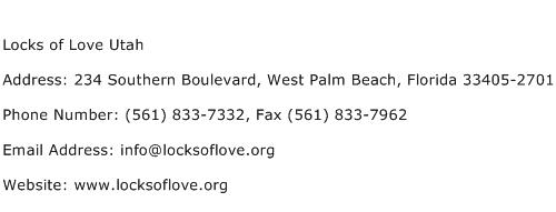 Locks of Love Utah Address Contact Number