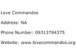 Love Commandos Address Contact Number