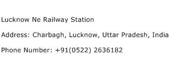 Lucknow Ne Railway Station Address Contact Number