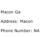 Macon Ga Address Contact Number