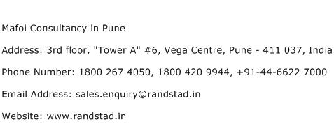 Mafoi Consultancy in Pune Address Contact Number