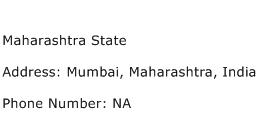 Maharashtra State Address Contact Number