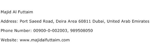 Majid Al Futtaim Address Contact Number
