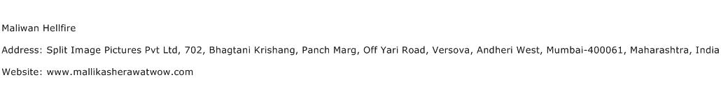 Maliwan Hellfire Address Contact Number