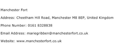 Manchester Fort Address Contact Number