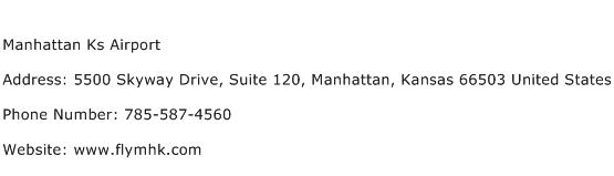 Manhattan Ks Airport Address Contact Number