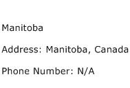 Manitoba Address Contact Number