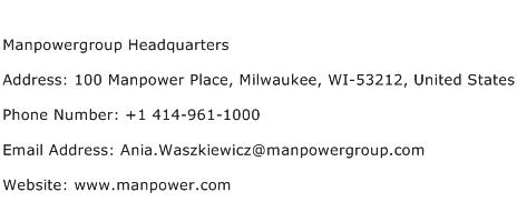 manpower temp agency phone number