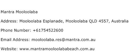 Mantra Mooloolaba Address Contact Number