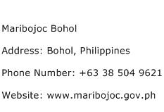 Maribojoc Bohol Address Contact Number