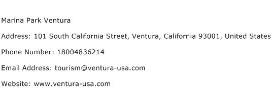 Marina Park Ventura Address Contact Number