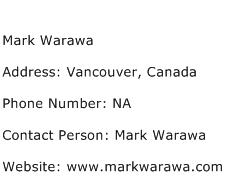 Mark Warawa Address Contact Number