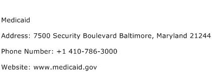 Medicaid Address Contact Number