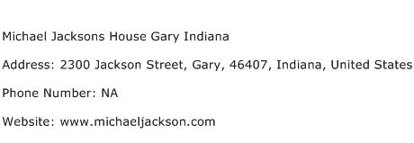 Michael Jacksons House Gary Indiana Address Contact Number