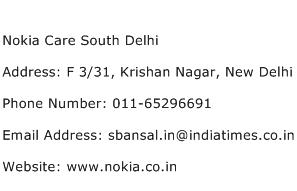 Nokia Care South Delhi Address Contact Number