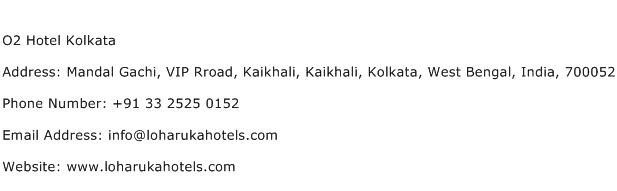 O2 Hotel Kolkata Address Contact Number