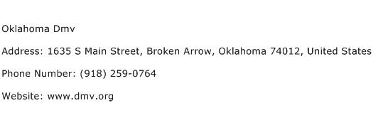 Oklahoma Dmv Address Contact Number
