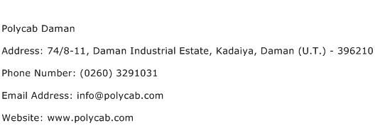 Polycab Daman Address Contact Number