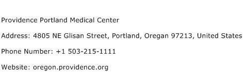 Providence Portland Medical Center Address Contact Number