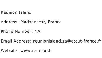 Reunion Island Address Contact Number