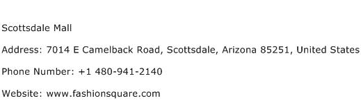 Scottsdale Mall Address Contact Number