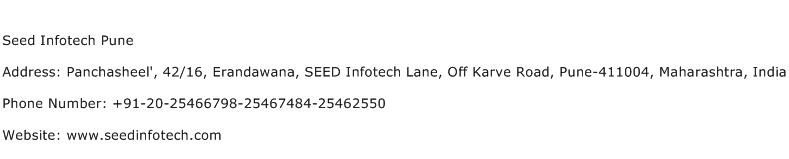 Seed Infotech Pune Address Contact Number