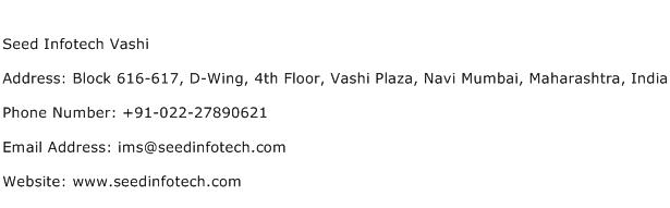 Seed Infotech Vashi Address Contact Number