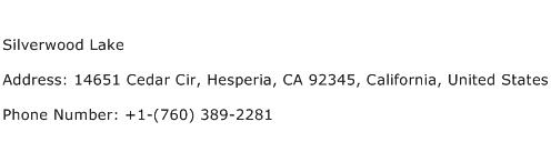 Silverwood Lake Address Contact Number
