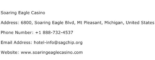Soaring Eagle Casino Address Contact Number