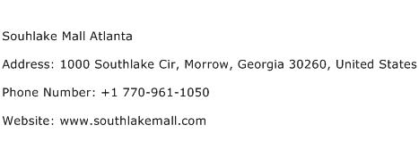 Souhlake Mall Atlanta Address Contact Number