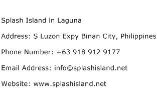Splash Island in Laguna Address Contact Number