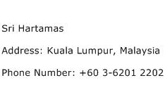 Sri Hartamas Address Contact Number