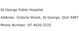 St George Public Hospital Address Contact Number