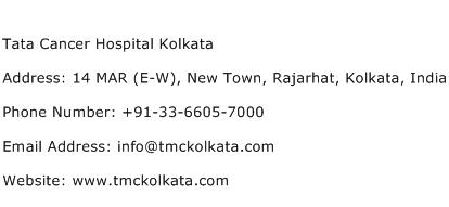 Tata Cancer Hospital Kolkata Address Contact Number