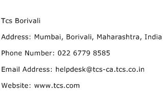 Tcs Borivali Address Contact Number