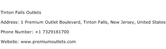 Tinton Falls Outlets Address Contact Number