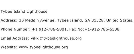 Tybee Island Lighthouse Address Contact Number