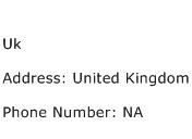 Uk Address Contact Number