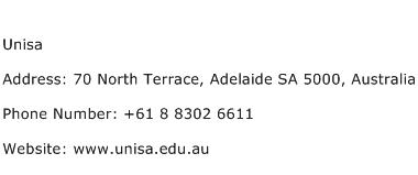 Unisa Address Contact Number