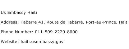 Us Embassy Haiti Address Contact Number