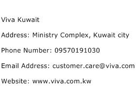 Viva Kuwait Address Contact Number