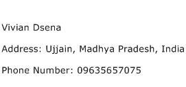 Vivian Dsena Address Contact Number